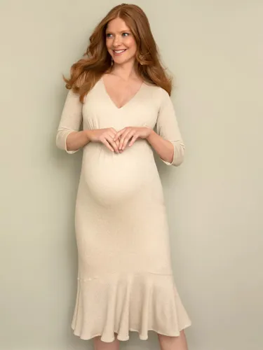 Tiffany Rose Stella Knit Maternity Dress, Sparkle Gold - Sparkle Gold - Female