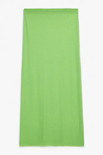 Tight sporty maxi skirt - Green