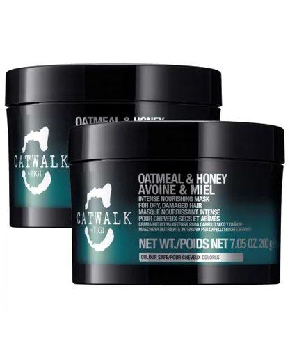 Tigi Unisex 2 Pk Catwalk by Oatmeal & Honey Treatment Hair Mask for Damaged 200gm - NA - One Size