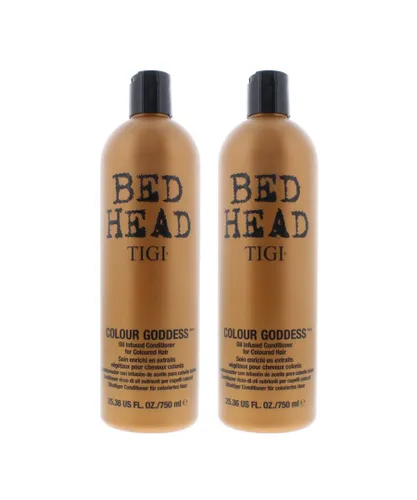 Tigi Womens Colour Goddess Oil Infused Conditioner 750ml For Coloured Hair x 2 - NA - One Size