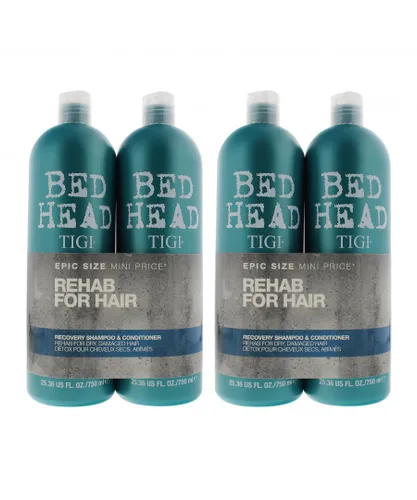 Tigi Womens Urban Bed Head Antidotes Recovery Duo Set 2 x 750ml - Shampoo & Conditioner x 2 - NA - One Size