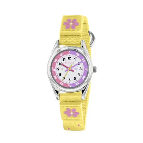Tikkers Girls Analogue Classic Quartz Watch with Textile