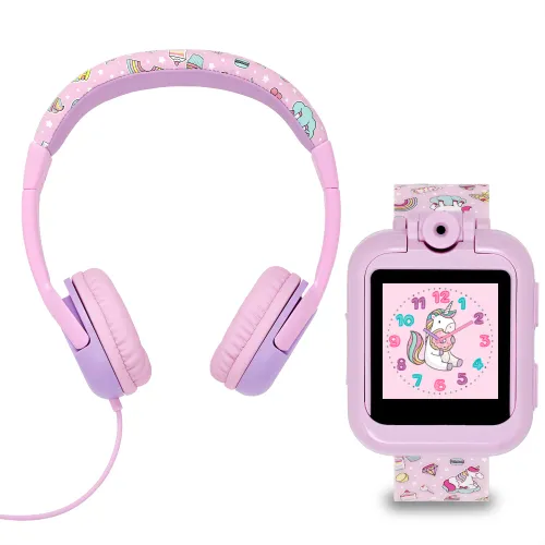 Tikkers Pink Unicorn Interactive Kids Smart Watch &