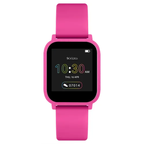 Tikkers Teen Series 10 Pink Silicone Strap Smart Watch