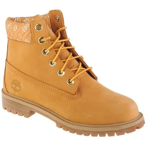Timberland  6 In Premium Boot  girls's Children's Shoes (High-top Trainers) in Orange