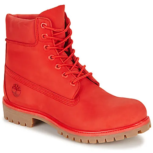 Timberland  6 IN PREMIUM BOOT  men's Mid Boots in Red