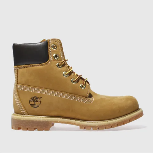 Timberland 6 Inch Premium Boots In Natural