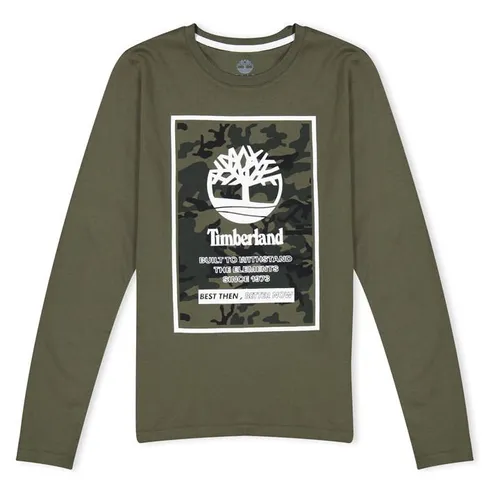 Timberland Box Logo Long-sleeve T-shirt - Grey