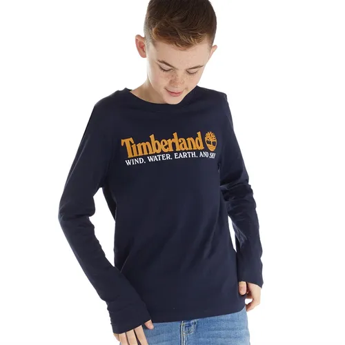 Timberland Boys Long Sleeve T-shirt Navy