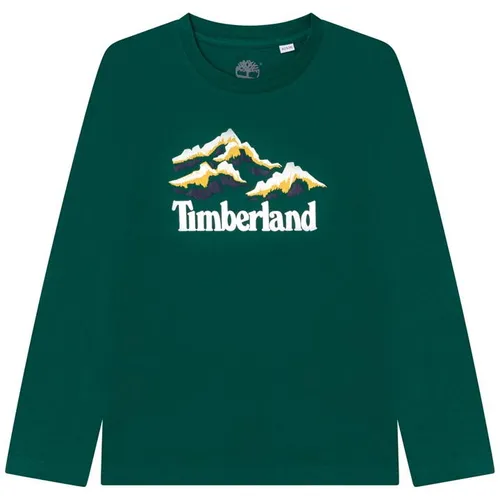 Timberland Boy's Mountain T Shirt - Green
