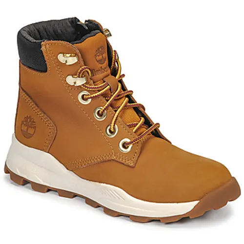Timberland  BROOKLYN SNEAKER BOOT  boys's Children's Shoes (High-top Trainers) in Brown
