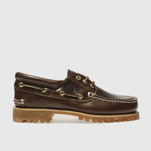 Timberland Brown Classic 3 Eye Boat Shoes
