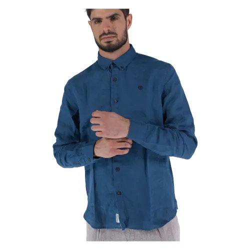 Timberland , Casual Shirts ,Blue male, Sizes: