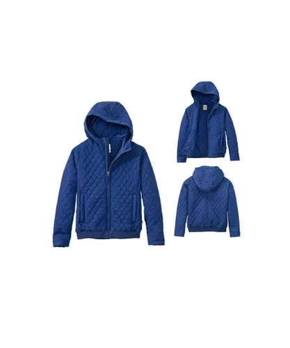 Timberland Cherry Mountain Zip Up Long Sleeve Blue Womens Jacket 6610J 485 A49C Textile