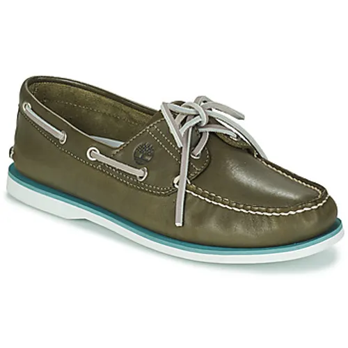 Timberland  Classic Boat 2 Eye  men's Boat Shoes in Green