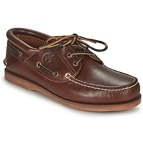 Timberland  Classic Boat 3 Eye Padded Collar  men's Boat Shoes in Brown