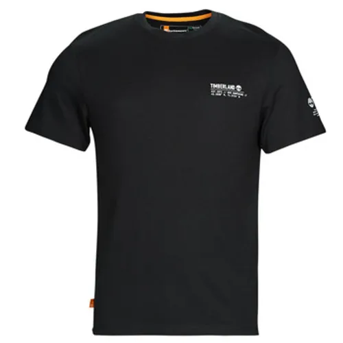 Timberland  Comfort Lux Essentials SS Tee  men's T shirt in Black