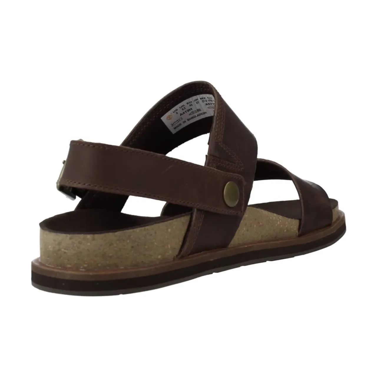 Timberland , Flat Sandals ,Brown male, Sizes: