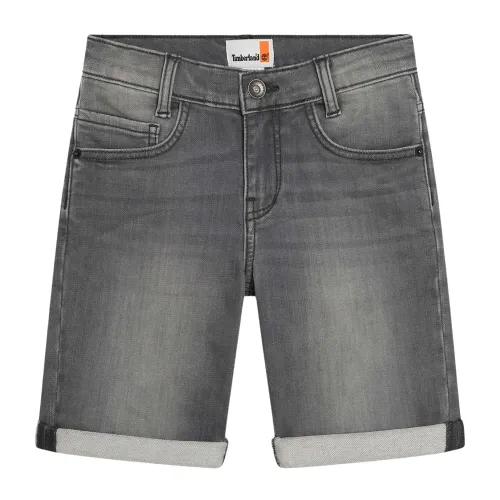 Timberland , Grey Denim Everyday Shorts ,Gray male, Sizes: