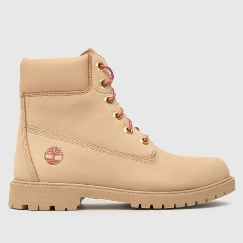 Timberland Heritage 6 Inch Boots In Beige