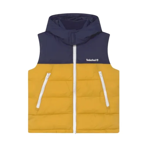 Timberland , Hooded Padded Jacket ,Yellow male, Sizes: