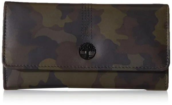 Timberland Ladies Leather Wallet with RFID Flap - Camouflage