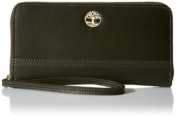 Timberland Leather RFID Zip Around Wallet Clutch with