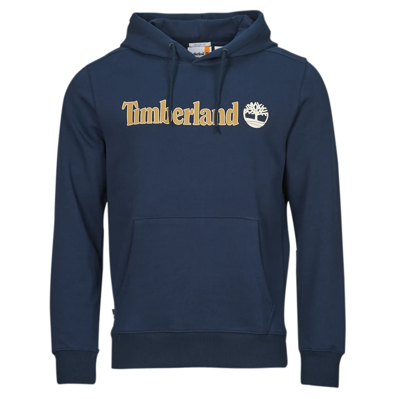 Timberland  Linear Logo Hoodie  men's Sweatshirt in Marine