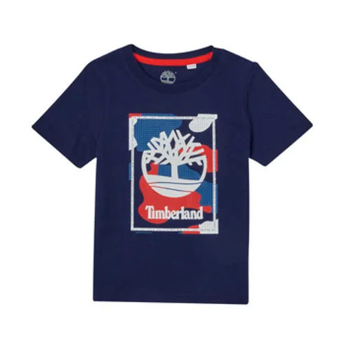 Timberland  LIONA  boys's Children's T shirt in Blue