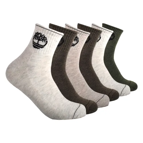 Timberland Men's 6-Pack Half Cushion Quarter Socks