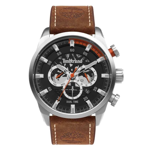Timberland Men's Analogue Quartz Watch with Leather Strap