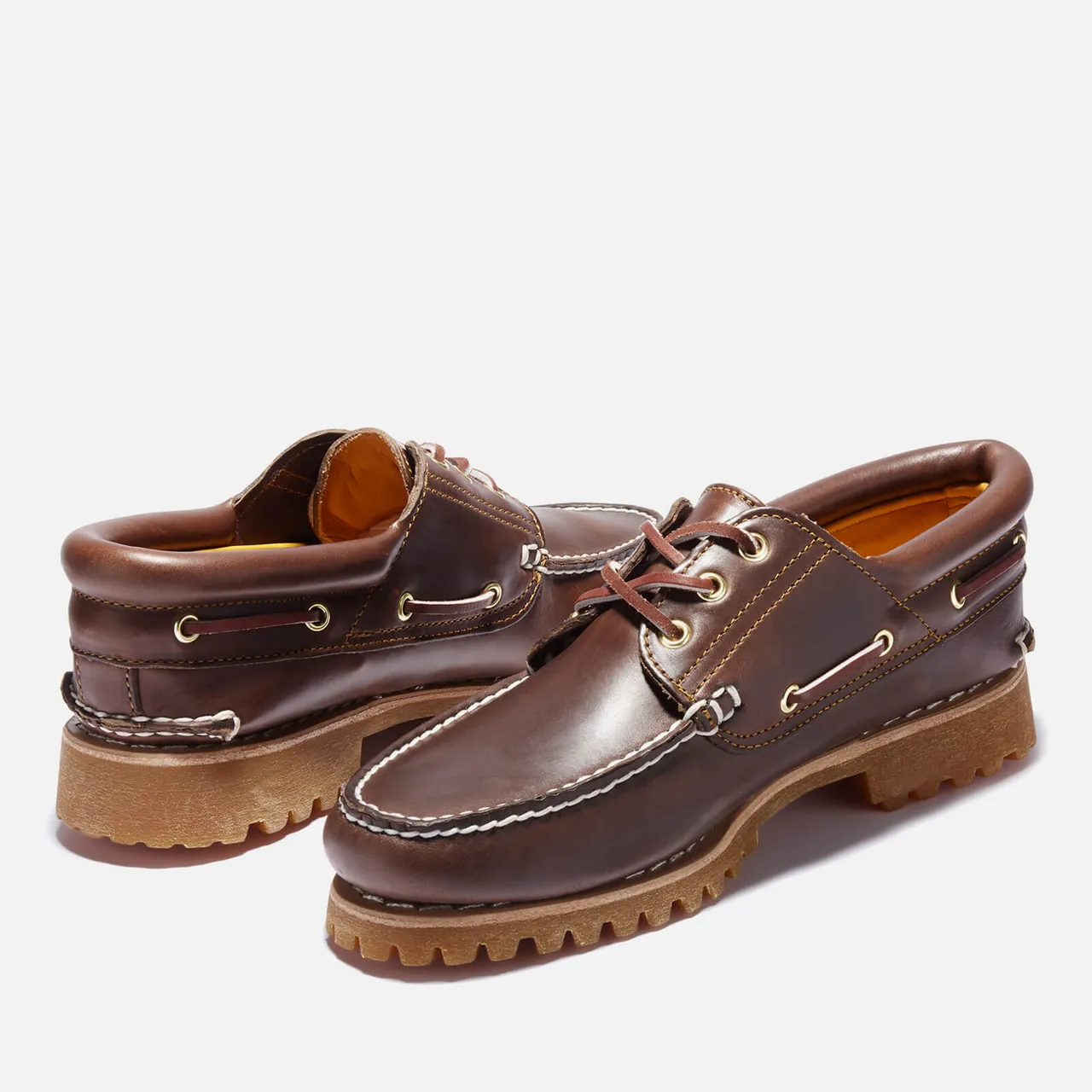 Timberland Men's Authentic Leather Boat Shoes - UK