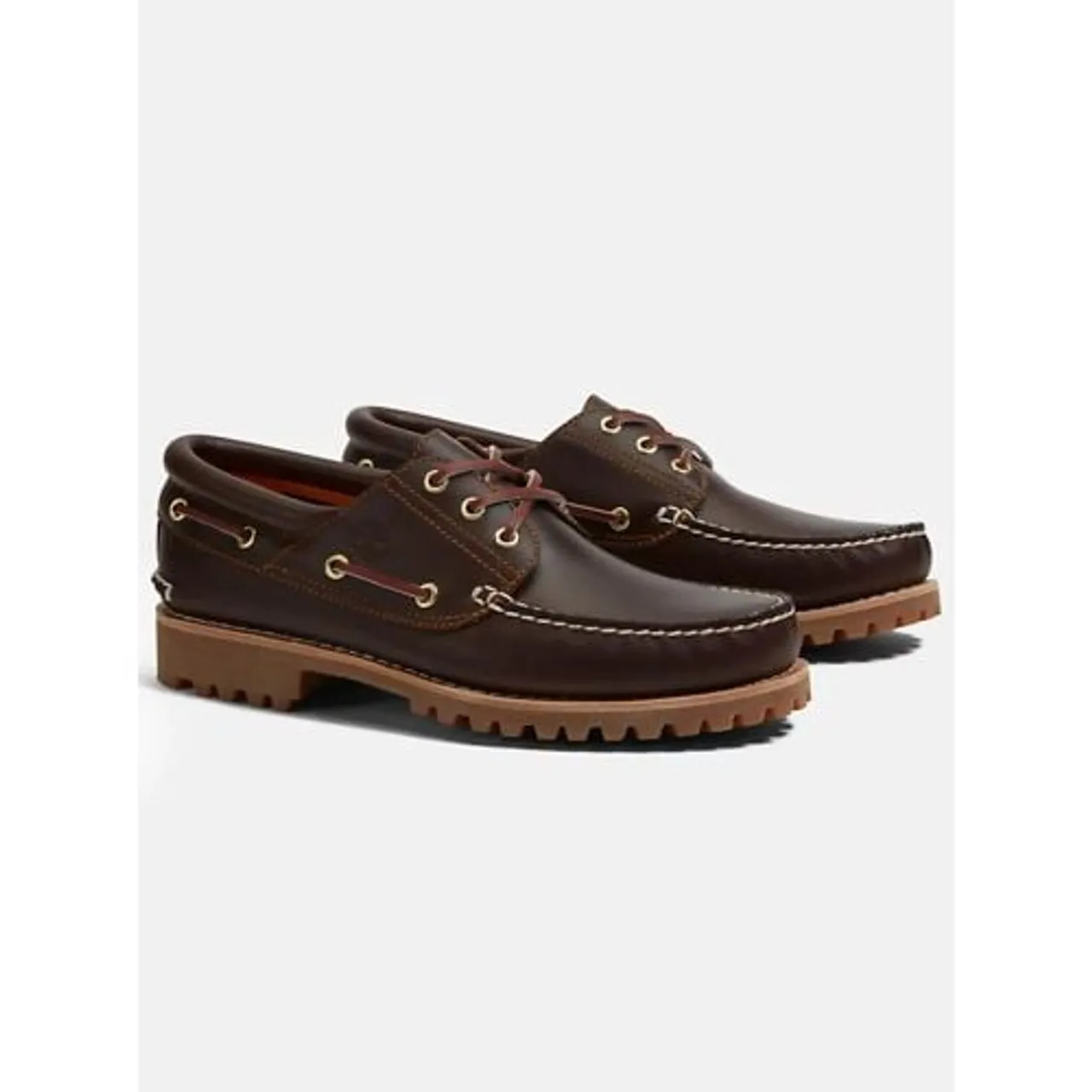 Timberland Mens Brown Authentic Boat Shoe