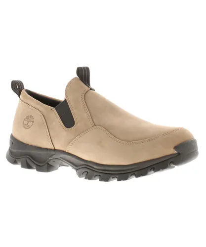 Timberland Mens Casual Shoes Shitake MT Maddsen Leather Slip On beige Leather (archived)