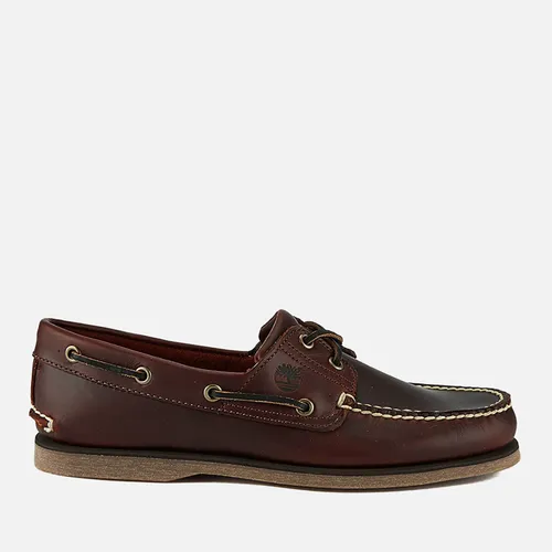 Timberland Men's Classic 2-Eye Boat Shoes - Rootbeer Smooth - UK