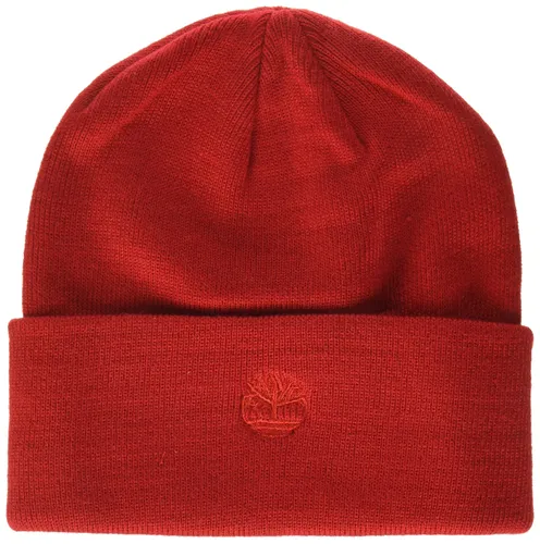 Timberland Men's Cuffed Beanie with Embroidered Logo Cold