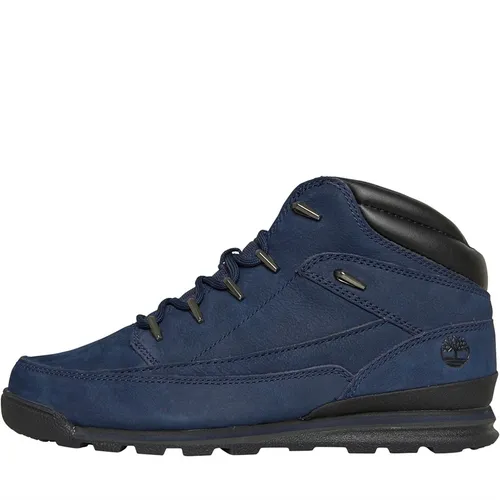 Timberland Mens Euro Rock Mid Lace Boots Navy