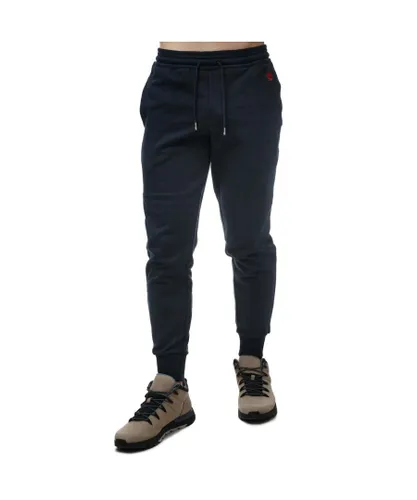 Timberland Mens Exeter River Brused Jog Pants in Navy Cotton