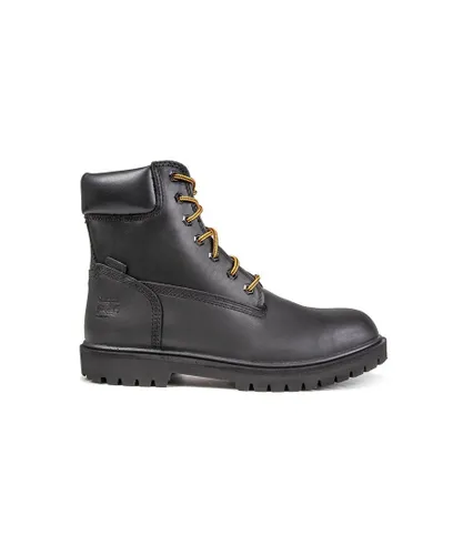 Timberland Mens Iconic Workboot Boots - Black Leather