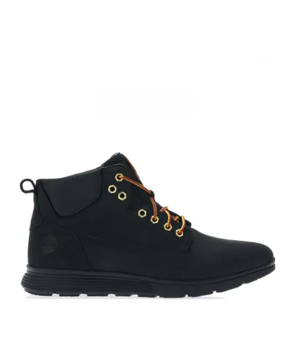 Timberland Mens Killington Mid Lace Boots in Black Leather (archived)