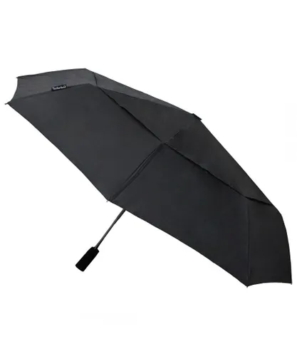 Timberland Mens Logo Black Umbrella - One Size
