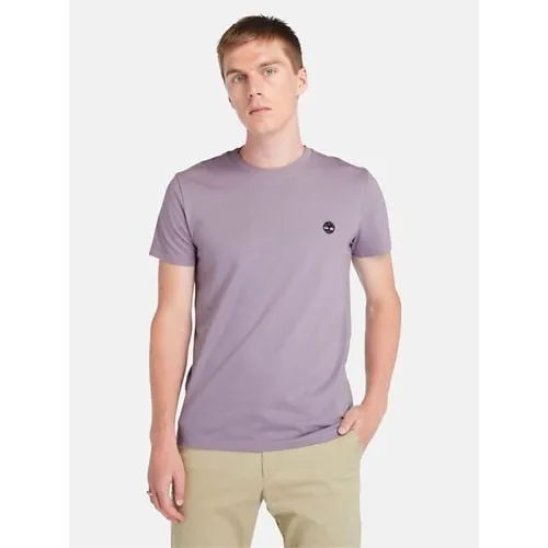 Timberland Mens Purple Ash Dunstan River Logo T-Shirt