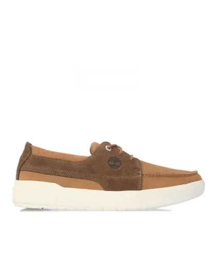 Timberland Mens Seneca Bay Boat Shoe in Brown Leather (archived)