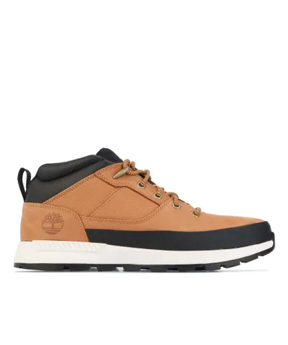 Timberland Mens Sprint Trekker Super Oxford Trainers in Wheat - Natural Leather