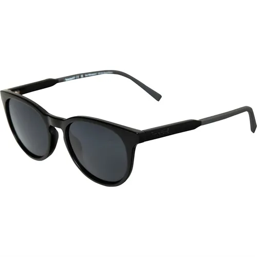 Timberland Mens Sunglasses Shiny Black/Smoke Polarized