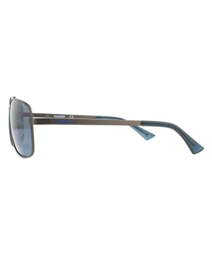 Timberland Mens Sunglasses TB7175 09C Gunmetal Grey Blue - One