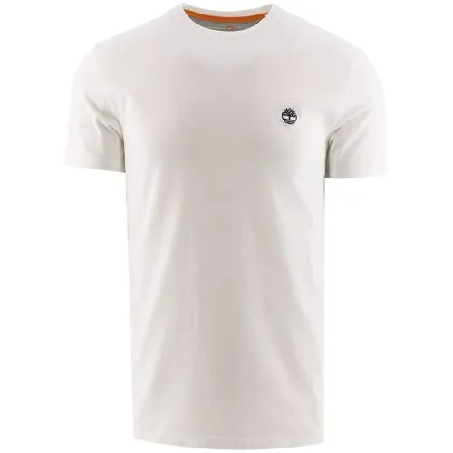 Timberland Mens White Dunstan River Logo T-Shirt