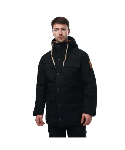 Timberland Mens Wilmington Expedition Down Jacket in Black Cotton
