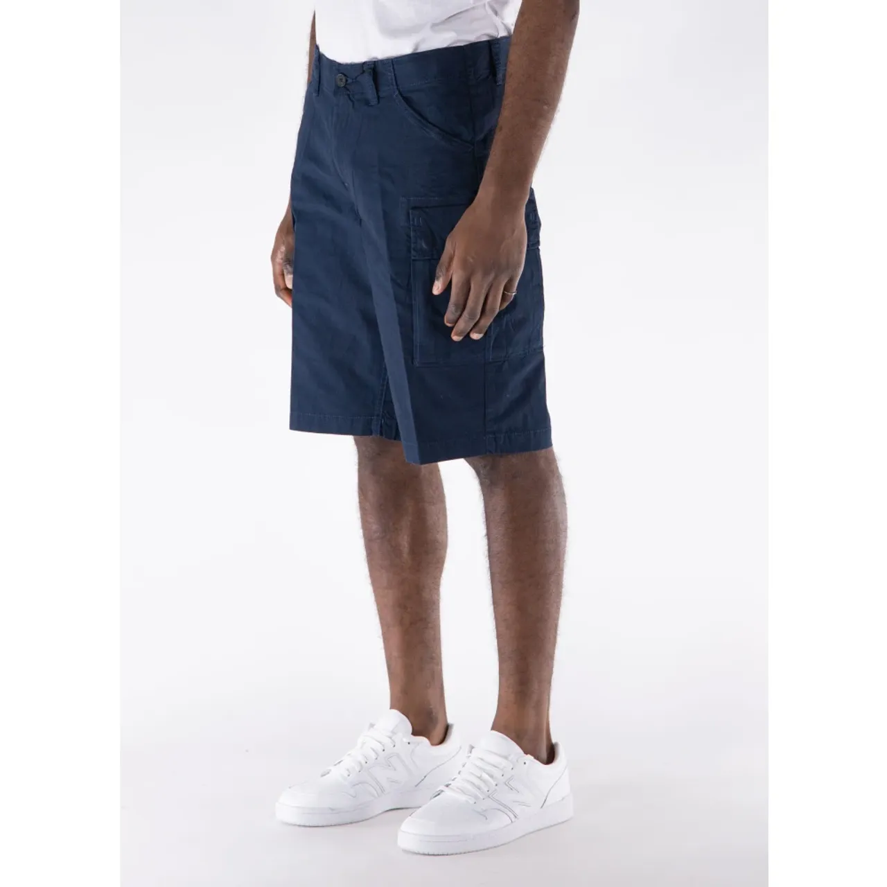 Timberland , Popeline Shorts ,Blue male, Sizes: