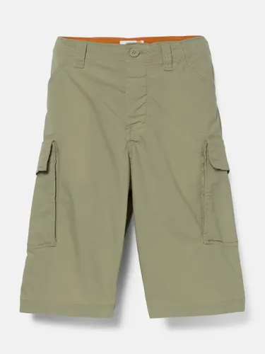 Timberland Poplin Cargo Shorts - Khaki Green - Male